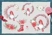 Christmas gnomes, a Decorative Illustration by Yuliya Art (Thumbnail 3 of 6)