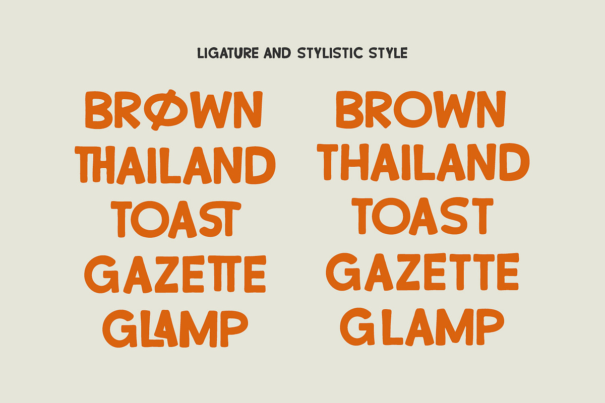 Luthgy Handmade Display Font, a Sans Serif Font by Maulana Creative (Photo 7 of 7)