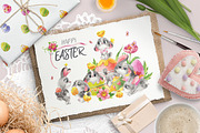 Happy Easter watercolor set, a Background Graphic by KatBranchArt (Thumbnail 7 of 7)