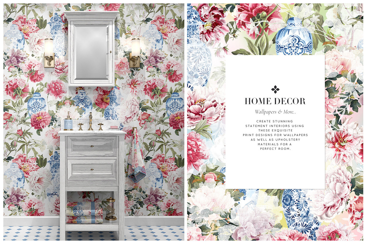 Jardiniere, Exquisite Print Design!, a Pattern Graphic by Pink Linen (Photo 10 of 11)