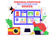 10 Personal Portfolio Illustration, a Person Illustration by denayunebgt (Thumbnail 1 of 4)