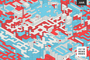 Isometric Vector | Rounded Shapes, a Background Graphic by dvtchk (Thumbnail 3 of 12)