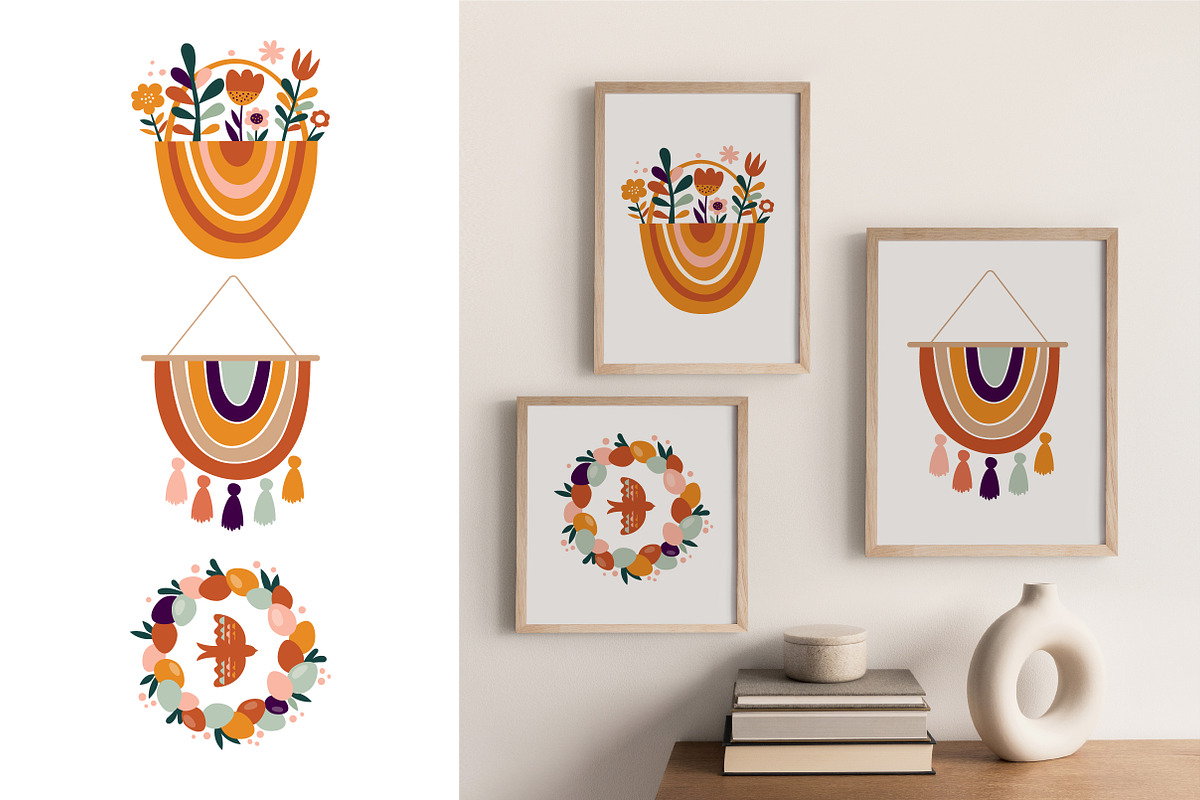Bohemian Easter collection, a Decorative Illustration by Marish (Photo 9 of 11)