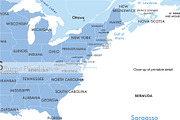 Detailed World Map 60x40 max - jpeg, a Work Illustration by Plums Pixel Love (Thumbnail 3 of 7)