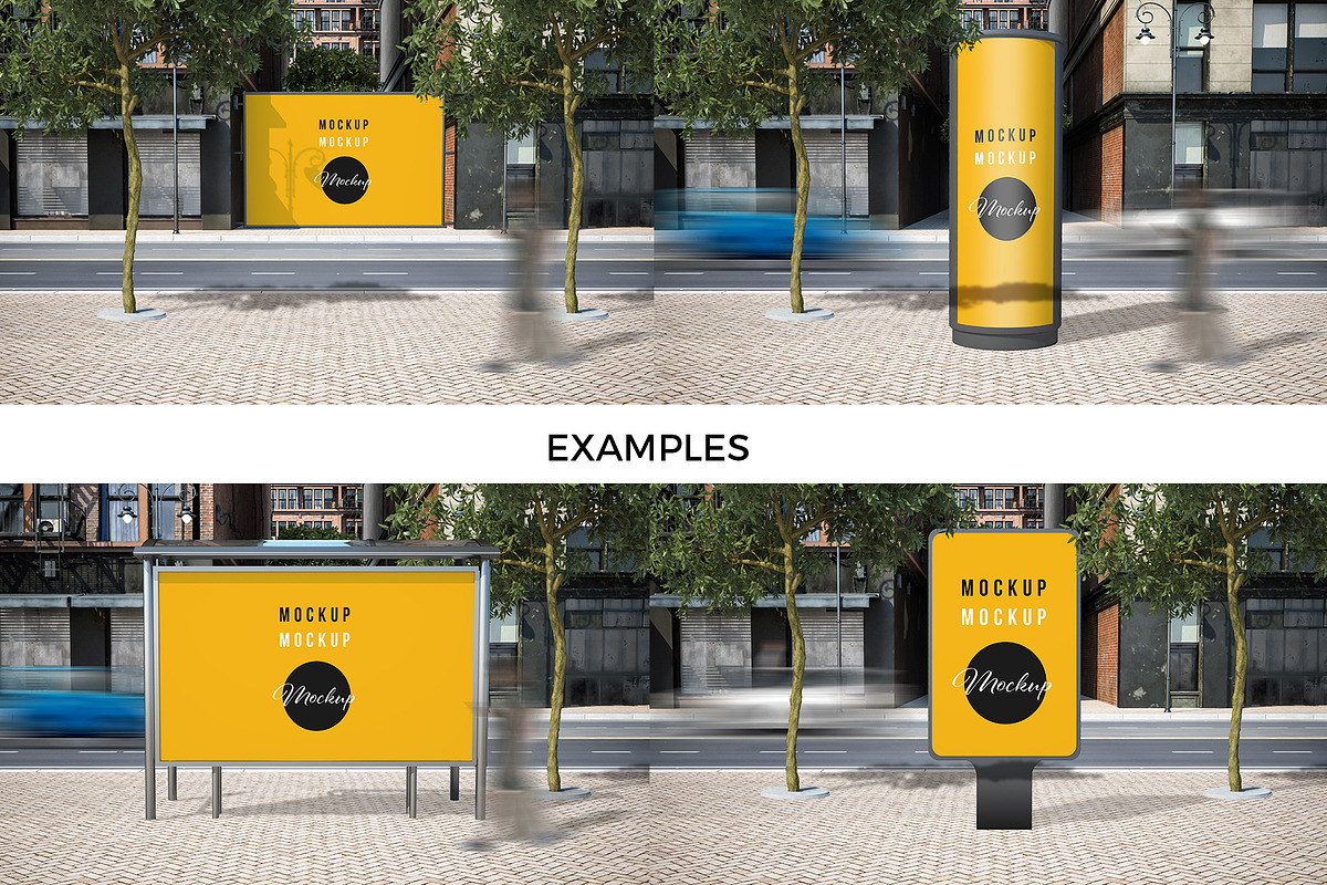 Street Advertising Scene Creator, an Advertising Mockup by McLittle Stock (Photo 4 of 4)