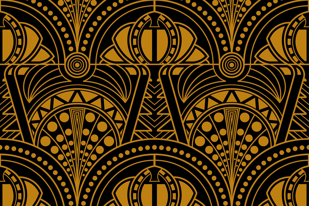 luxury gate art deco design, a Pattern Graphic by AAN Seamless Shop (Photo 3 of 3)