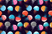 Galactic jellyfish, a Pattern Graphic by SuperNata (Thumbnail 4 of 4)