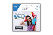 Cleaning Service Flyer Template, a Flyer Template by YUDesignStore (Thumbnail 1 of 6)