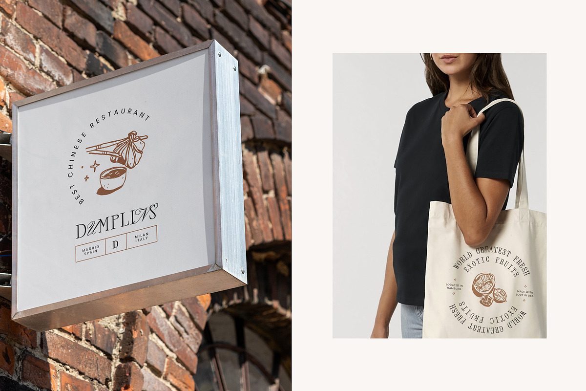 Food & Drinks Logo Kit, a Branding & Logo Template by iStar Design (Photo 3 of 27)