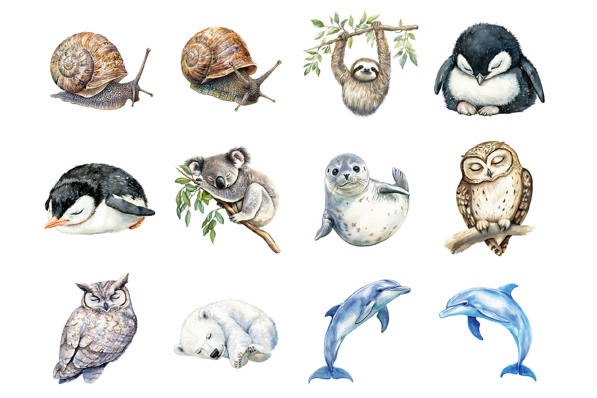 Slowdown - Animals, an Illustration by Design Market (Photo 2 of 3)