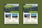Simple Travel Flyer Template, a Flyer Template by Siska Arista (Thumbnail 2 of 2)