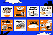 Anti Design Coffee Shop Instagram, a Social Media Template by Aiyari Graphic (Thumbnail 3 of 5)