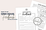 Open House Feedback Template CANVA, a Stationery Template by RealEstateDreams (Thumbnail 1 of 5)