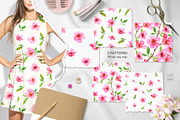 Spring flowers watercolor clipart, an Illustration by Brandianna (Thumbnail 7 of 9)