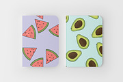 Fruits seamless patterns, a Pattern Graphic by Le.nart (Thumbnail 4 of 6)