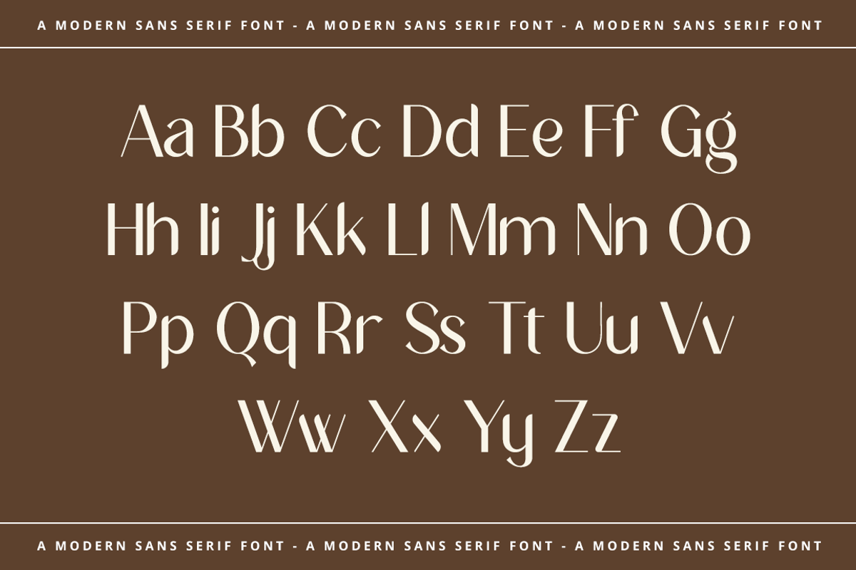 Renstoned - Elegant Sans Serif, a Sans Serif Font by RockboyStd (Photo 8 of 12)
