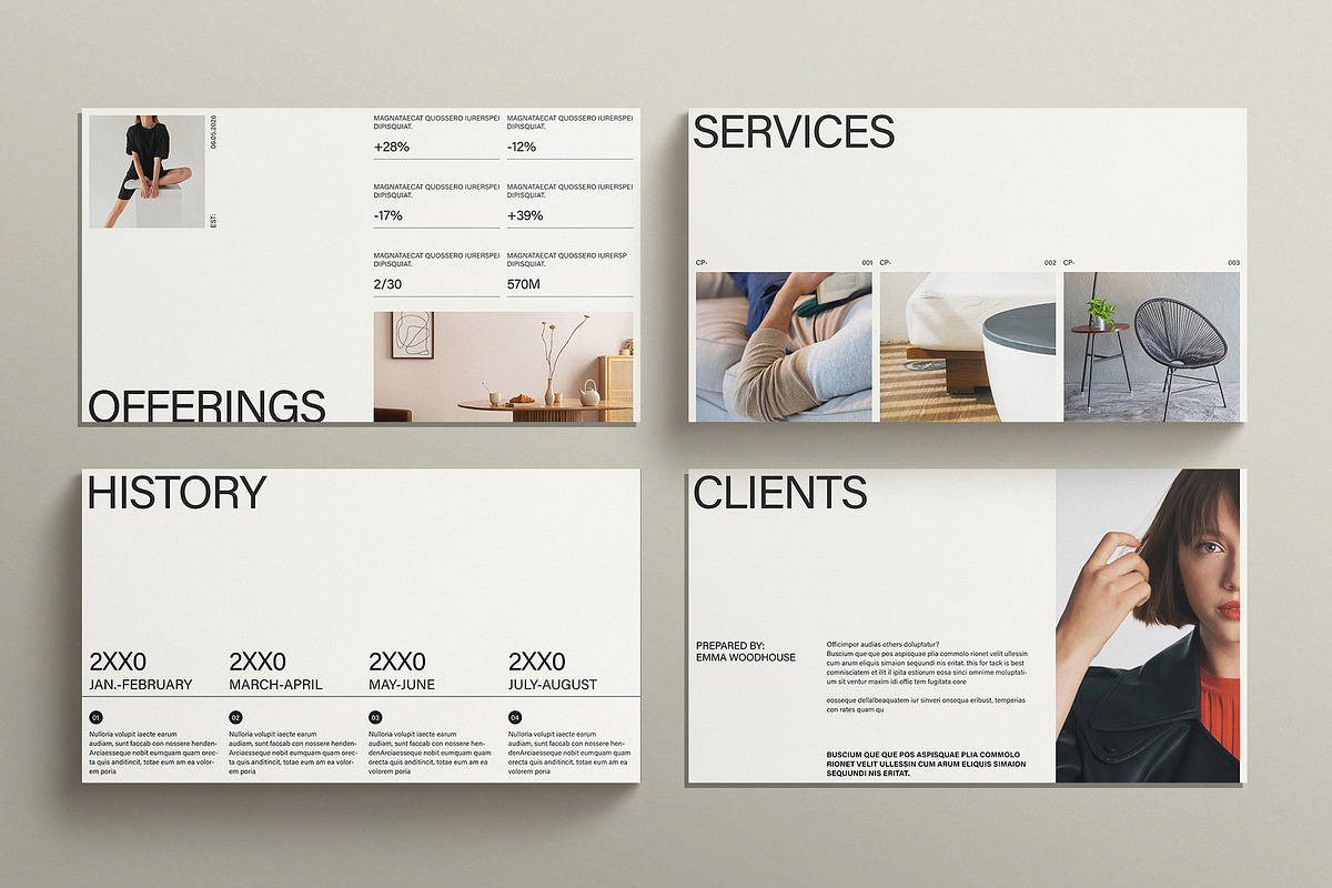 Services & Pricing Guide Template, a Presentation Template by E-Type (Photo 4 of 5)