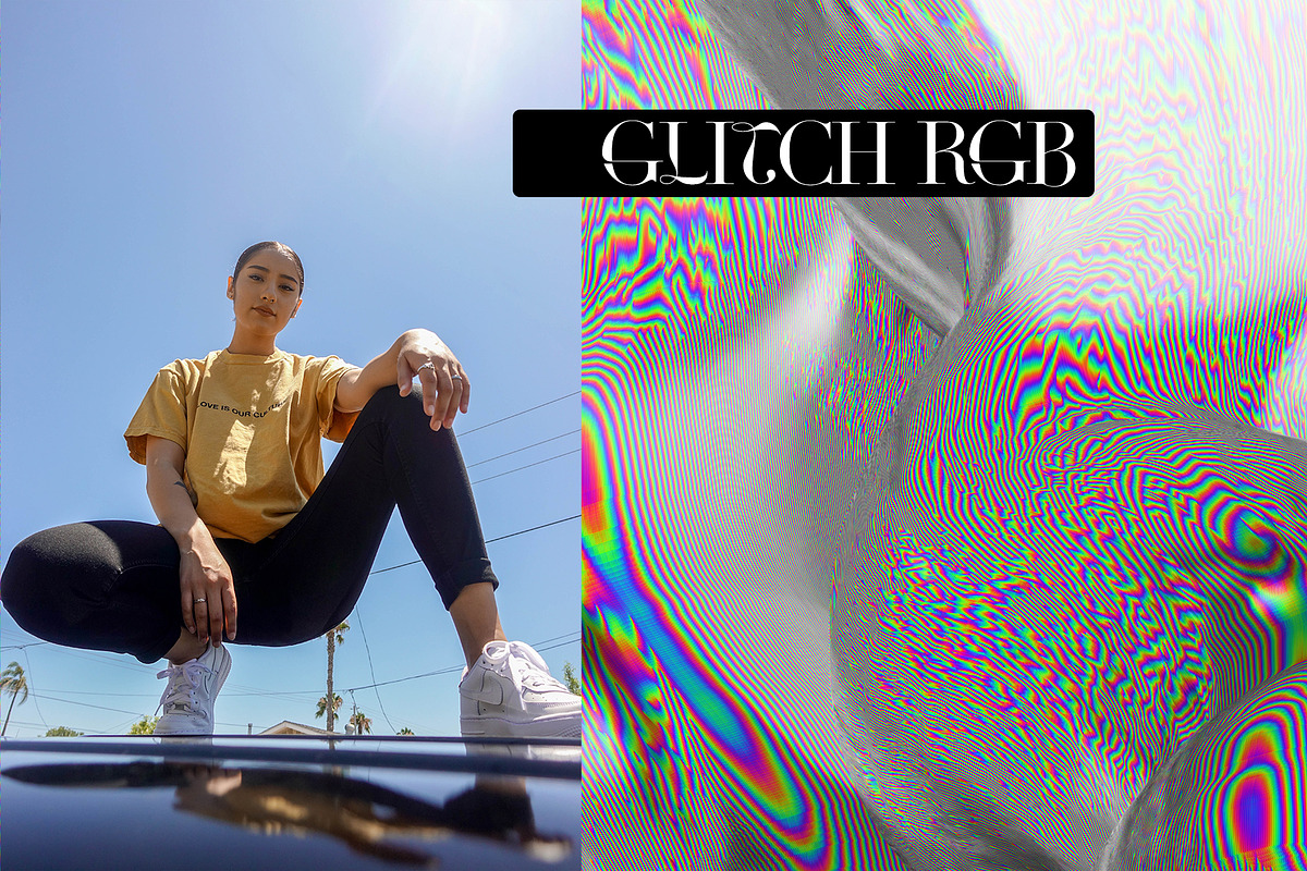 Y2K GLITCH Chrome Textures & Shapes, a Texture Graphic by Oksana Trygub (Photo 9 of 21)