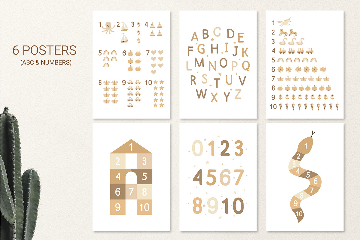 Boho Animals, Alphabet, Patterns, an Object Graphic by NinaFedorova (Photo 6 of 13)