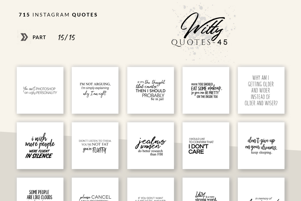 Instagram Social Media Quotes CANVA, a Social Media Template by Eviory (Photo 28 of 55)