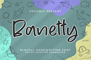 Banetty, a Handwritten Font by Integritype Studio (Thumbnail 1 of 15)