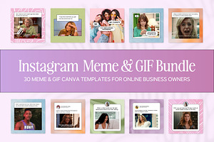 Canva Instagram Meme & GIF Templates