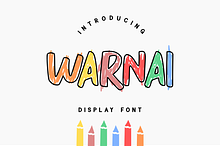 WARNAI - Display Font