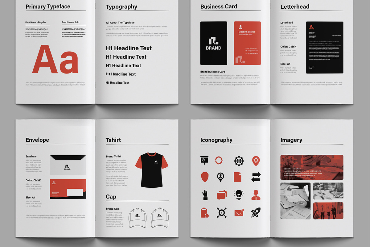 Identity Brand Manual Guidelines, a Brochure Template by ContestDesign (Photo 4 of 4)