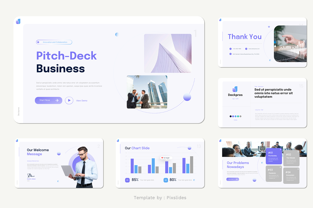 Pitch Deck Business Keynote, a Presentation Template by Pixslides (Photo 6 of 6)