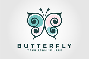 Butterfly Logo. Premium Quality