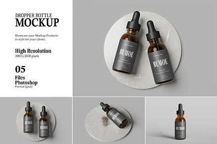 Dropper Bottle Mockup