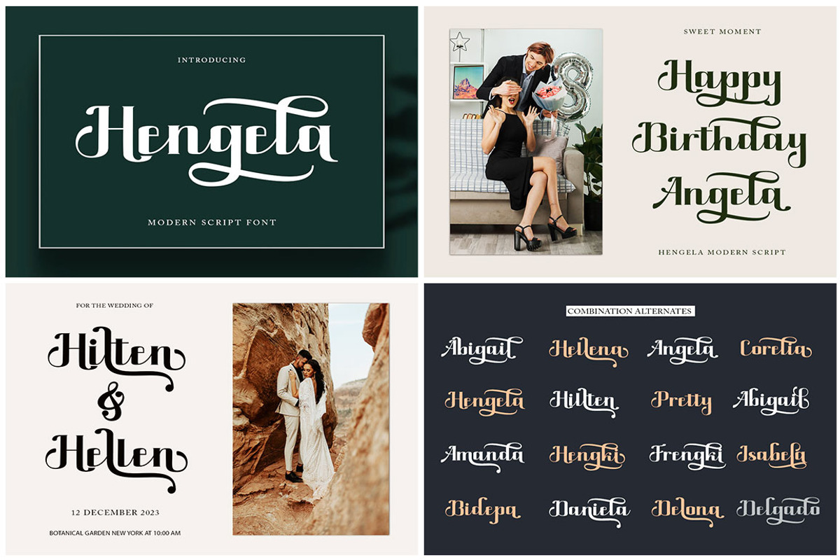 The Modern Calligraphy Font Bundle, a Script Font by Has_rizal (Photo 27 of 28)