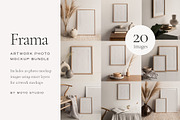 Artwork Frame Photo Mockup Bundle, a Print Template by Moyo Studio (Thumbnail 1 of 11)