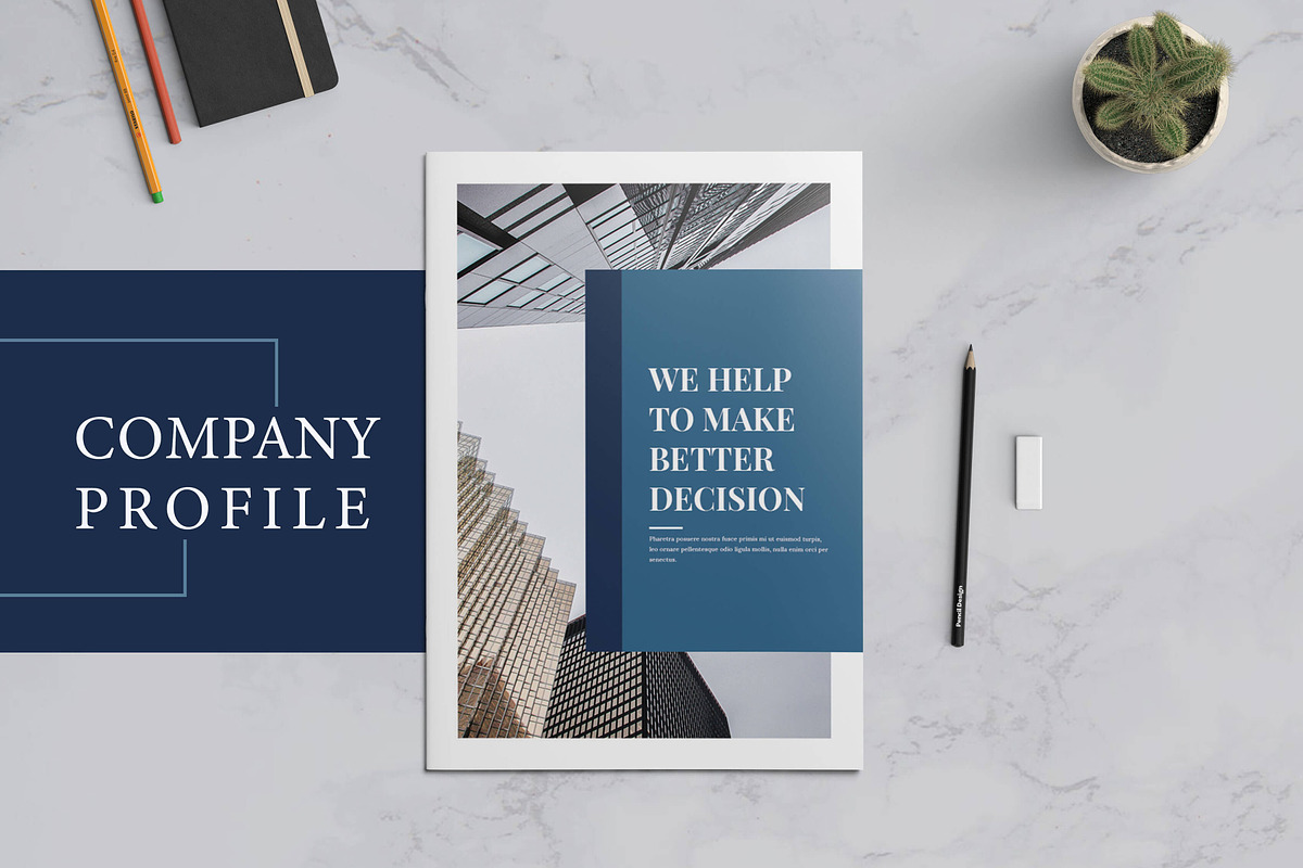 Company Profile Business Brochure, a Brochure Template by Divergent Studio (Photo 1 of 7)