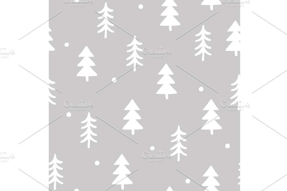 Scandinavian Christmas seamless, an Object Illustration by Toltemara