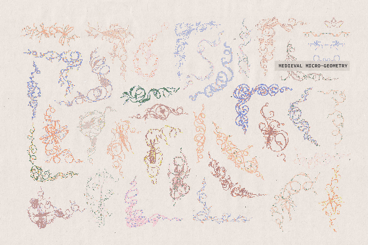 Medieval Micro-Geometry, a Background Graphic by softulka (Photo 8 of 9)