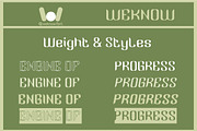 Engine of Progress font, a Font by weknow (Thumbnail 7 of 8)