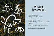39+ Doodle Flower Illustrations Set, a Decorative Illustration by The Journey Atelier (Thumbnail 2 of 3)