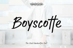 Boyscotte Mature Handwritten Font