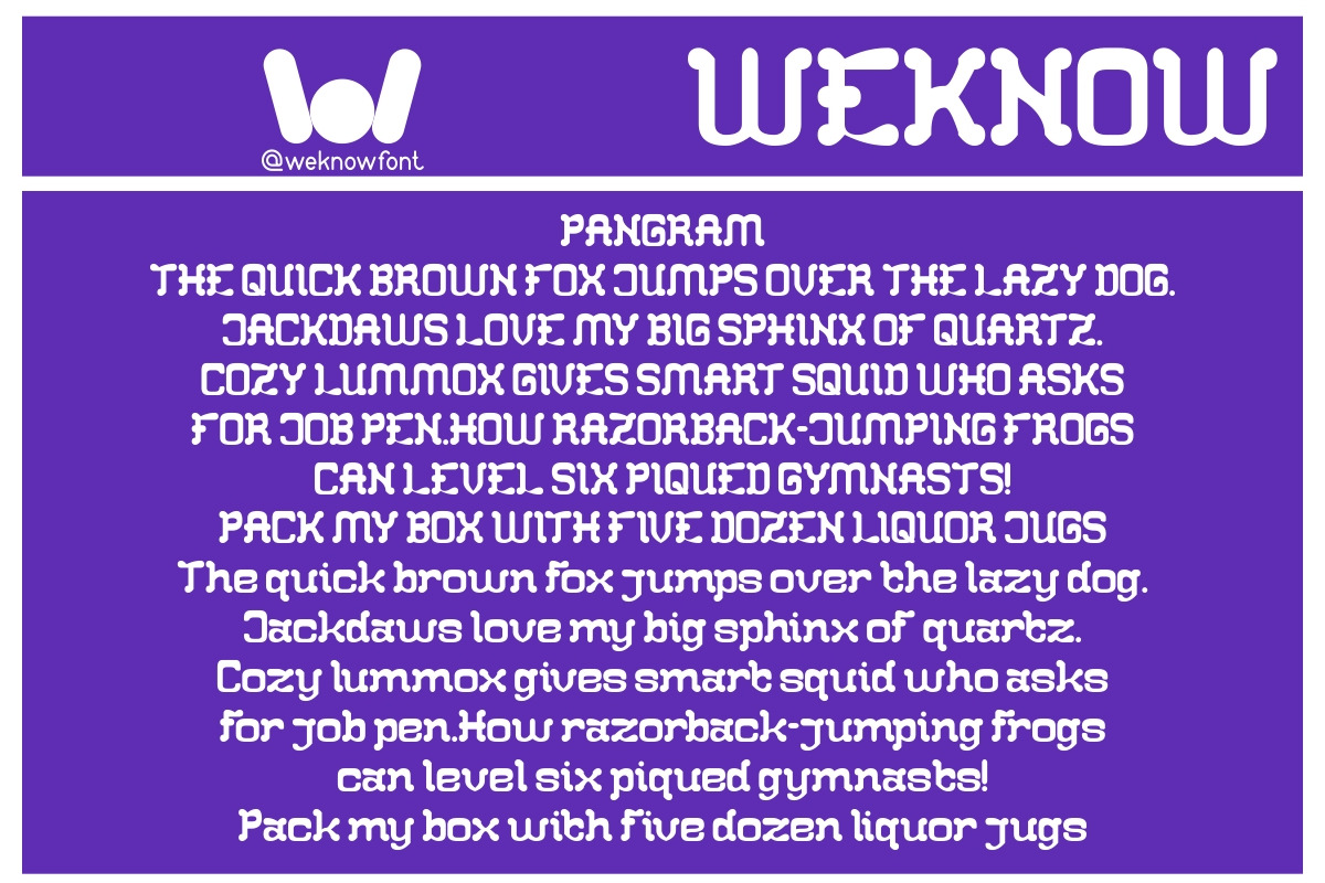 Hero of happiness font, a Font by weknow (Photo 6 of 8)