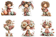 Whimsical Easter Fairy Clipart, an Illustration by DreamArtGraphic (Thumbnail 3 of 5)
