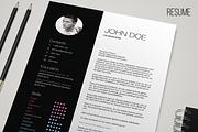 B&W Resume, a Resume Template by Yuriy Kondratkov (Thumbnail 2 of 2)