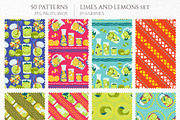 Limes and Lemons Patterns, a Pattern Graphic by GVGraphics (Thumbnail 13 of 18)