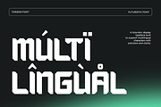 Forzon - Futuristic Display Typeface, a Sans Serif Font by Say Studio (Thumbnail 15 of 15)