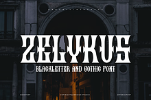 Zelykus - Blackletter & Gothic Font