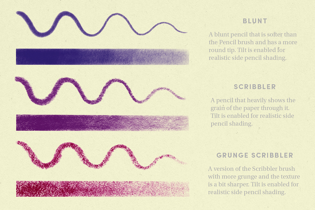 Pencil Pack – Procreate Brushes, a Brush Add-On by Sadie Lew (Photo 4 of 13)