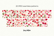 Cherry Coquette Seamless Patterns, a Pattern Graphic by Anna Design Studio (Thumbnail 2 of 6)