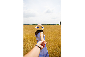 a girl in a blue dress is standing, a Person Photo by Artsaba Family