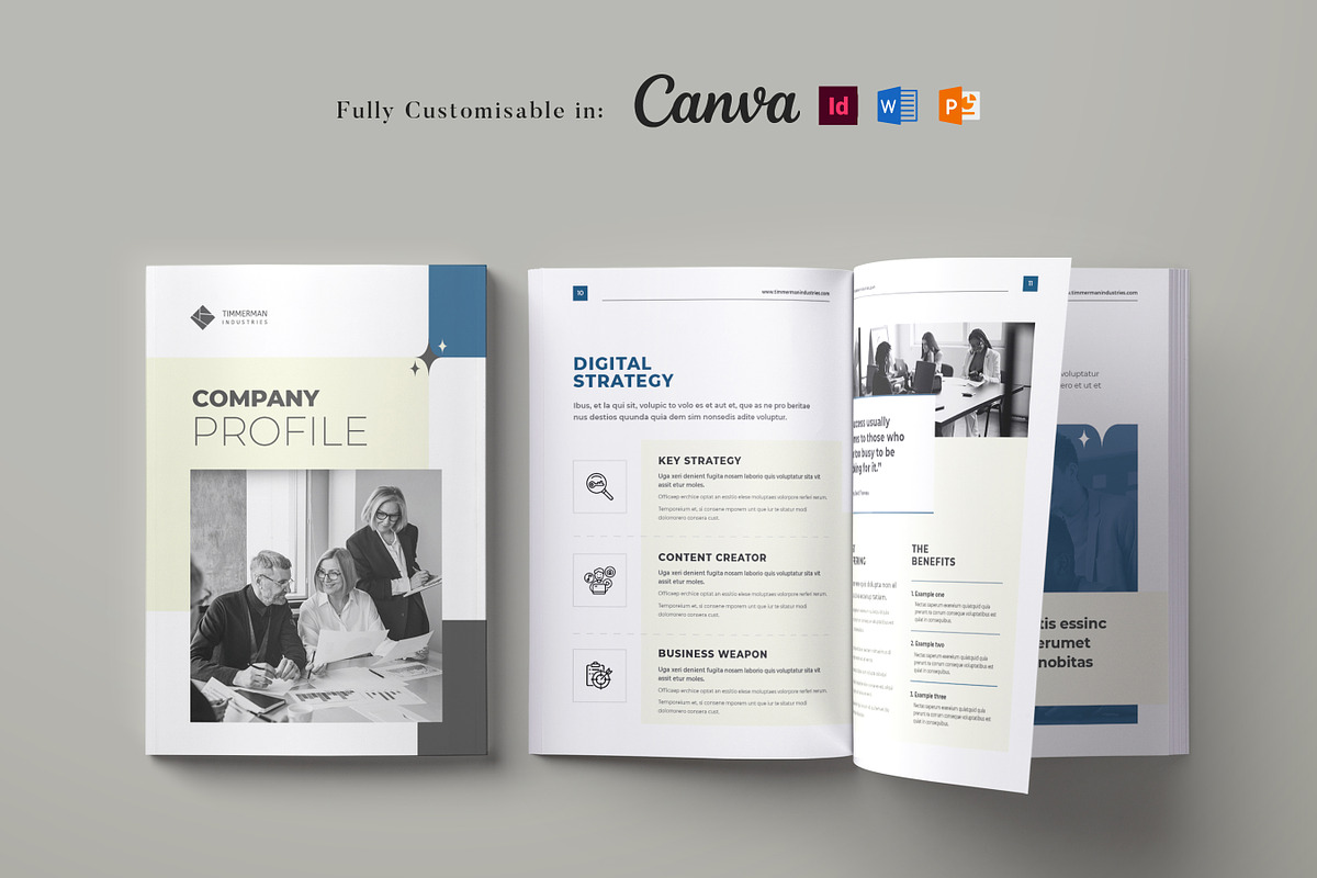 Company Profile Template | Handbook, a Brochure Template by DesVert (Photo 1 of 6)