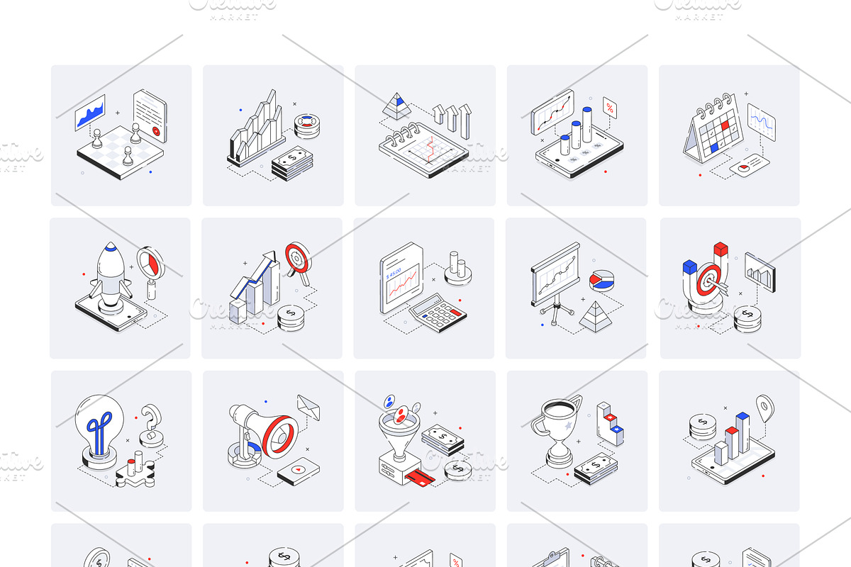 Animated Growth Icons, an Icon by Vectors Market (Photo 6 of 7)